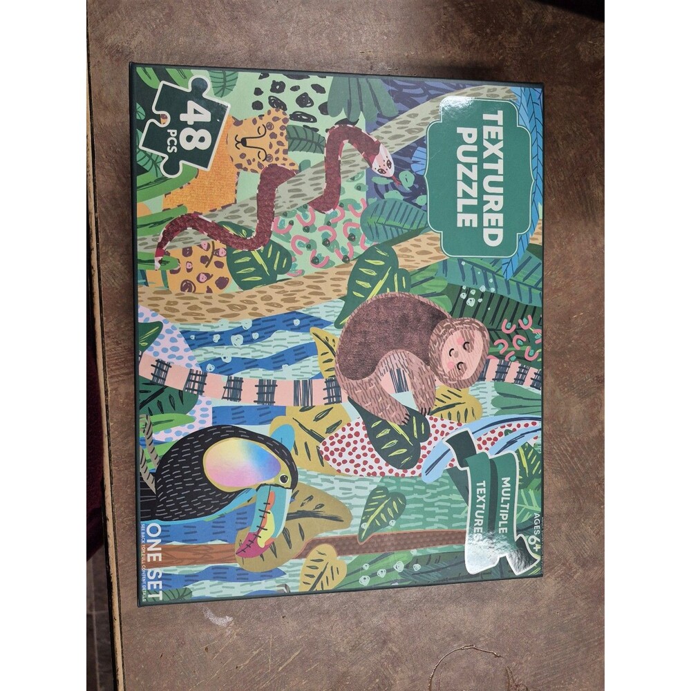 48 Piece Textured Jigsaw Puzzle for Ages 6+